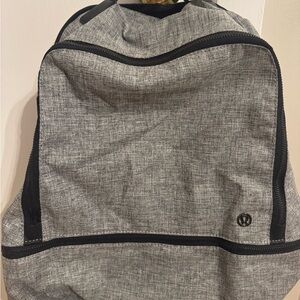 Lululemon Athletica Black and Gray Backpack